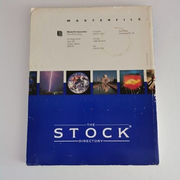 1990 Masterfile Stock Photography Directory Index Catalog Vintage Photo Graphic - Picture 2 of 10